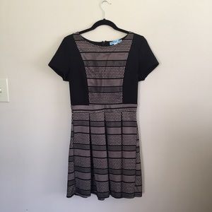 Black Structured Dina Be Dress L
